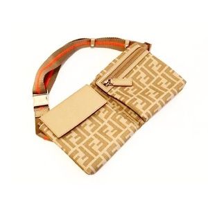 Fendi Zucca Pattern Waist Pouch